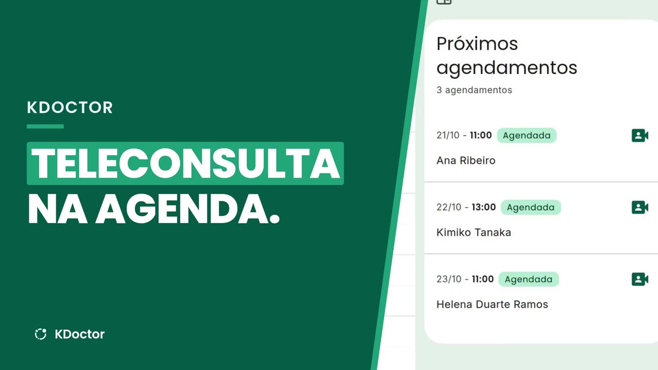 Agendamento de teleconsulta