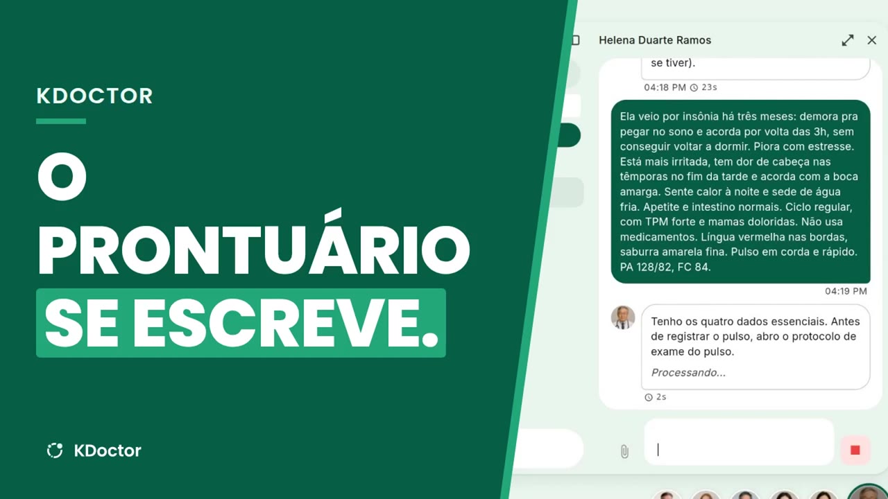 Consulta com o agente: o prontuário que se escreve