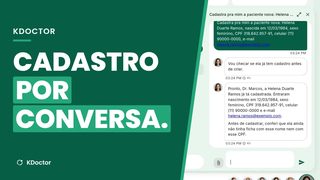 Patient registration via chat